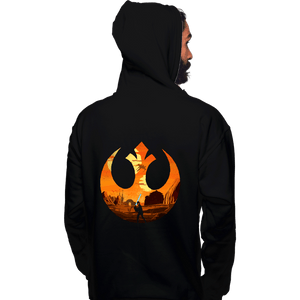 Daily_Deal_Shirts Pullover Hoodies, Unisex / Small / Black Rising Star