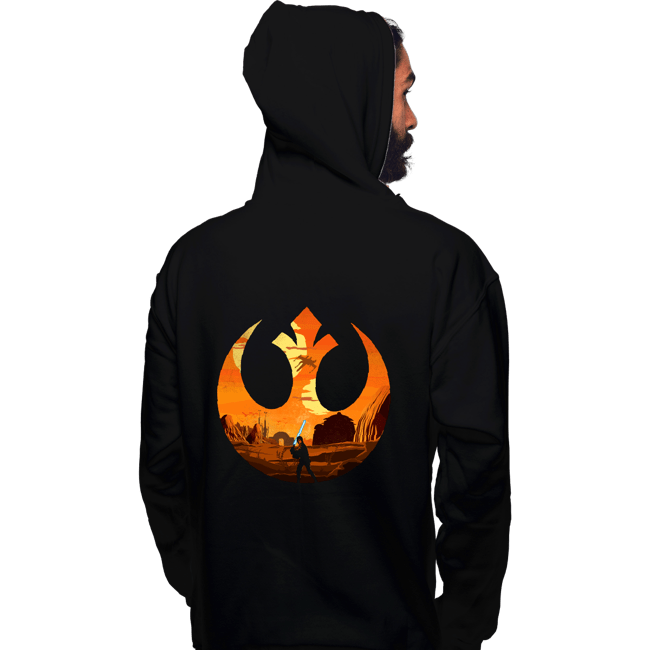 Daily_Deal_Shirts Pullover Hoodies, Unisex / Small / Black Rising Star