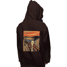 Load image into Gallery viewer, Shirts Zippered Hoodies, Unisex / Small / Dark Chocolate Screaming Forky
