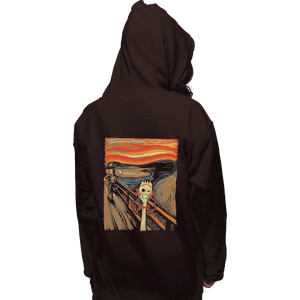 Shirts Zippered Hoodies, Unisex / Small / Dark Chocolate Screaming Forky