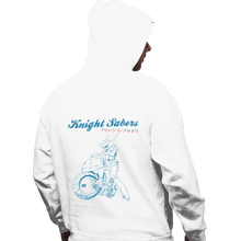 Load image into Gallery viewer, Shirts Zippered Hoodies, Unisex / Small / White Knight Sabers
