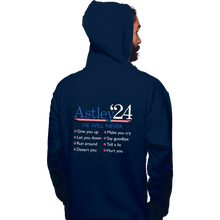 Load image into Gallery viewer, Daily_Deal_Shirts Pullover Hoodies, Unisex / Small / Navy Astley &#39;24

