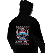 Load image into Gallery viewer, Shirts Pullover Hoodies, Unisex / Small / Black Ohana Christmas
