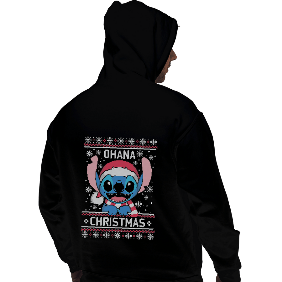 Shirts Pullover Hoodies, Unisex / Small / Black Ohana Christmas