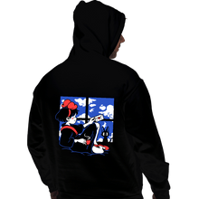 Load image into Gallery viewer, Shirts Pullover Hoodies, Unisex / Small / Black Delivery Resting
