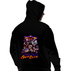 Daily_Deal_Shirts Pullover Hoodies, Unisex / Small / Black Fighting Game Over
