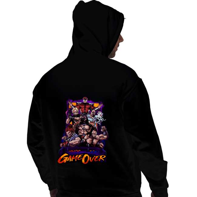 Daily_Deal_Shirts Pullover Hoodies, Unisex / Small / Black Fighting Game Over