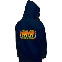 Load image into Gallery viewer, Daily_Deal_Shirts Pullover Hoodies, Unisex / Small / Navy Middle Earth Hiking Club
