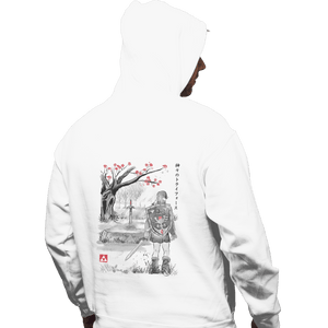 Shirts Pullover Hoodies, Unisex / Small / White A Link To The Sumi-e