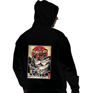 Daily_Deal_Shirts Pullover Hoodies, Unisex / Small / Black Rangers In Japan Woodblock