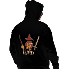 Load image into Gallery viewer, Shirts Pullover Hoodies, Unisex / Small / Black Bravery

