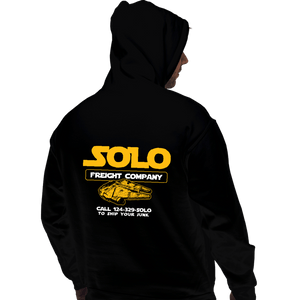 Daily_Deal_Shirts Pullover Hoodies, Unisex / Small / Black Solo Freight Co.
