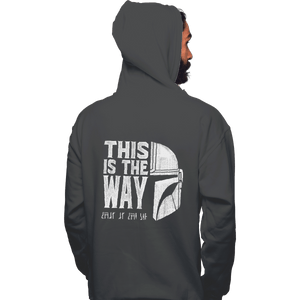 Shirts Zippered Hoodies, Unisex / Small / Dark Heather Mandalorian Way