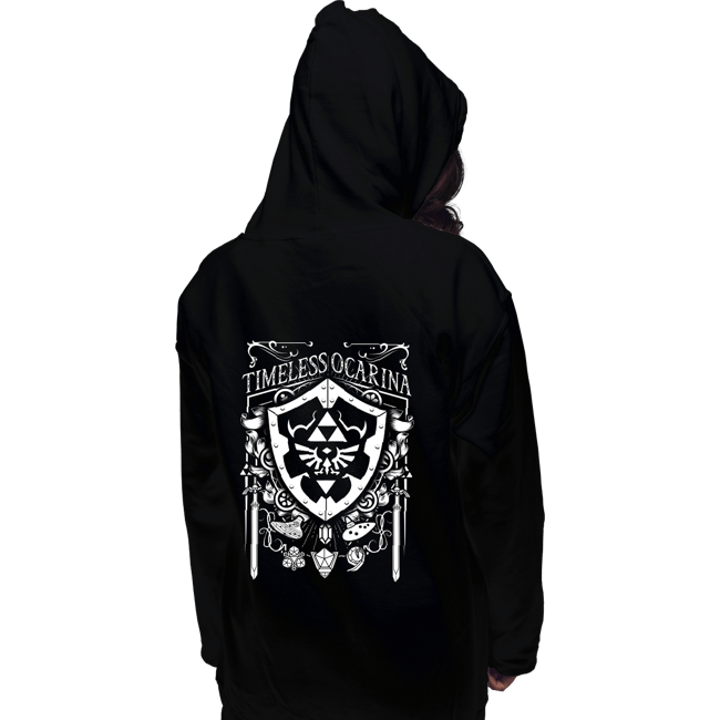 Shirts Pullover Hoodies, Unisex / Small / Black Timeless Ocarina Banner