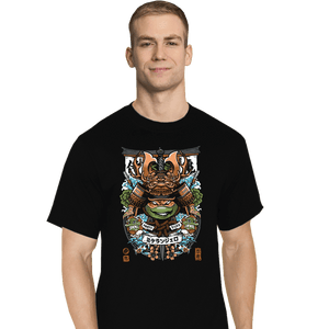 Daily_Deal_Shirts T-Shirts, Tall / Large / Black Samurai Mikey
