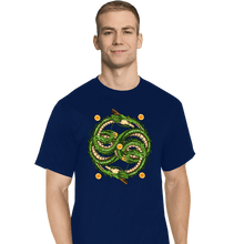 Load image into Gallery viewer, Daily_Deal_Shirts T-Shirts, Tall / Large / Navy Neverending Dragonball
