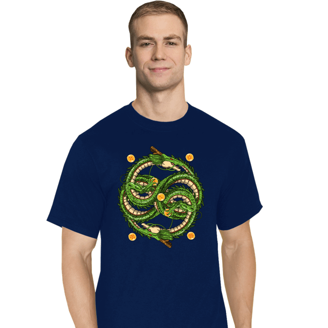 Daily_Deal_Shirts T-Shirts, Tall / Large / Navy Neverending Dragonball