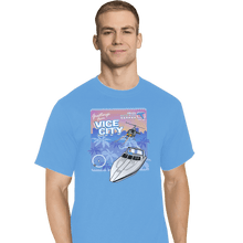 Load image into Gallery viewer, Shirts T-Shirts, Tall / Large / Royal blue Greetings From Vice City
