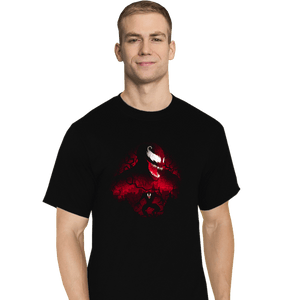 Daily_Deal_Shirts T-Shirts, Tall / Large / Black Red Symbiote