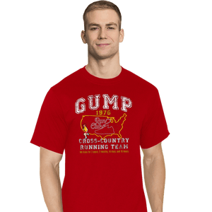 Daily_Deal_Shirts T-Shirts, Tall / Large / Red Gump Running
