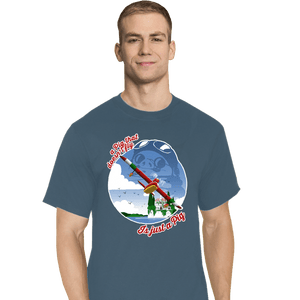 Shirts T-Shirts, Tall / Large / Indigo Blue A Pig That Doesn't Fly