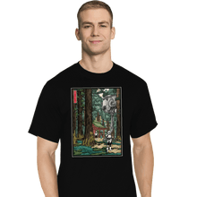Load image into Gallery viewer, Daily_Deal_Shirts T-Shirts, Tall / Large / Black Galactic Empire In A Forest
