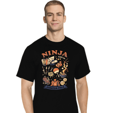 Load image into Gallery viewer, Daily_Deal_Shirts T-Shirts, Tall / Large / Black Ninja Starter Pack
