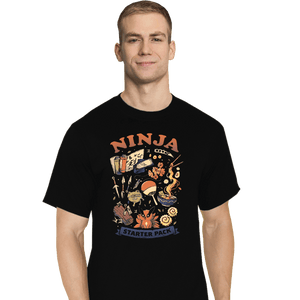 Daily_Deal_Shirts T-Shirts, Tall / Large / Black Ninja Starter Pack