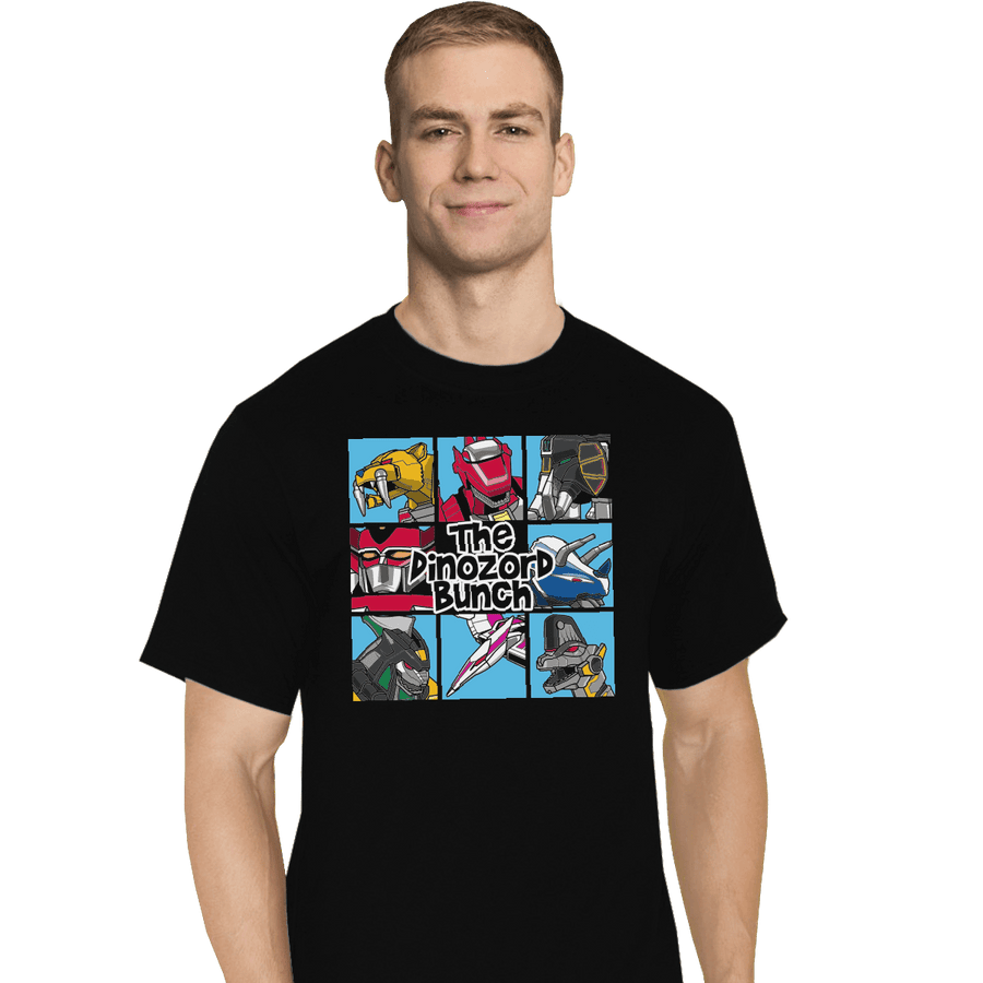 Shirts T-Shirts, Tall / Large / Black The Dinozord Bunch