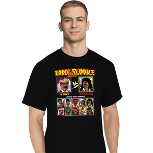 Shirts T-Shirts, Tall / Large / Black Eddie 2 Rumble