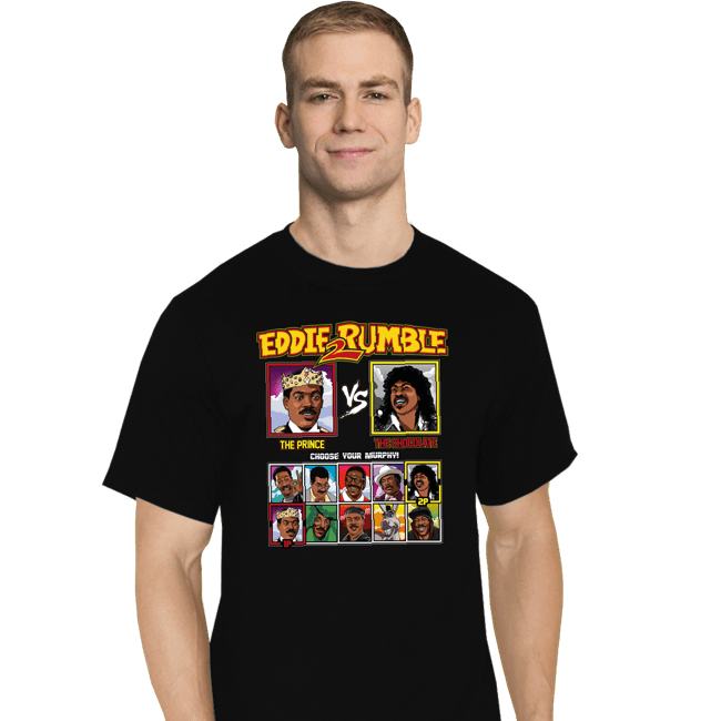 Shirts T-Shirts, Tall / Large / Black Eddie 2 Rumble