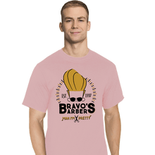 Load image into Gallery viewer, Shirts T-Shirts, Tall / Large / Red Bravo&#39;s Barbers
