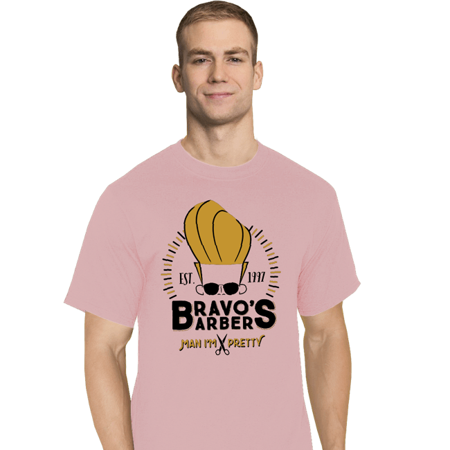 Shirts T-Shirts, Tall / Large / Red Bravo's Barbers