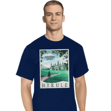 Load image into Gallery viewer, Shirts T-Shirts, Tall / Large / Navy Visit Hyrule
