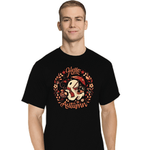 Load image into Gallery viewer, Daily_Deal_Shirts T-Shirts, Tall / Large / Black Spooky Autumn Harvest
