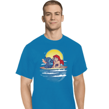 Load image into Gallery viewer, Shirts T-Shirts, Tall / Large / Royal Aloha Mermaid
