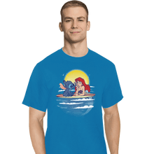 Load image into Gallery viewer, Shirts T-Shirts, Tall / Large / Royal Aloha Mermaid
