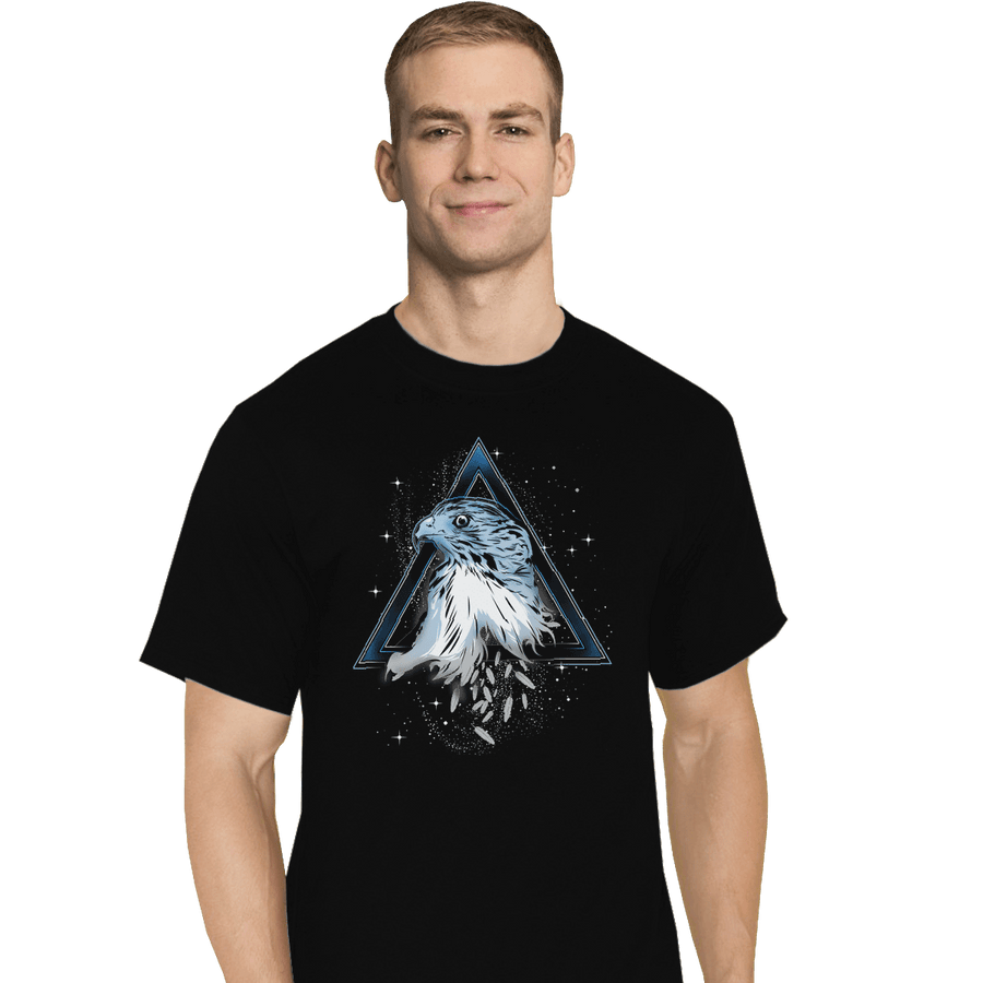 Shirts T-Shirts, Tall / Large / Black Wings of Silver Nerves of Steel