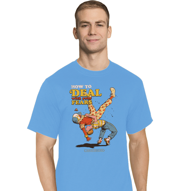 Daily_Deal_Shirts T-Shirts, Tall / Large / Royal Blue Deal With Your Fears