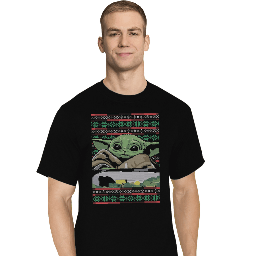 Shirts T-Shirts, Tall / Large / Black Baby Yoda Ugly Sweater
