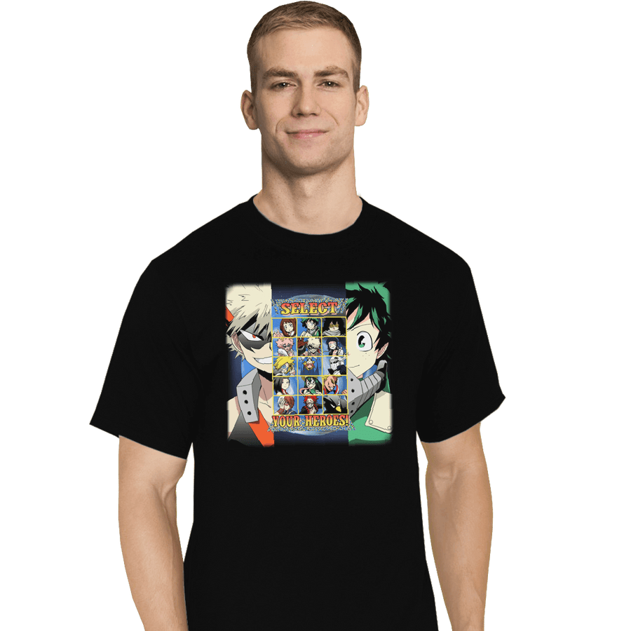 Shirts T-Shirts, Tall / Large / Black Hero Select