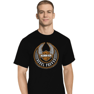 Shirts T-Shirts, Tall / Large / Black Rebel Proved