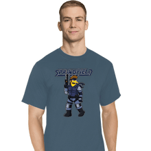 Load image into Gallery viewer, Daily_Deal_Shirts T-Shirts, Tall / Large / Indigo Blue Solid Snake
