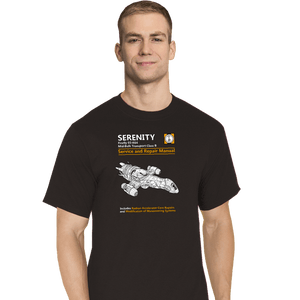 Shirts T-Shirts, Tall / Large / Black Serenity Service And Repair Manual
