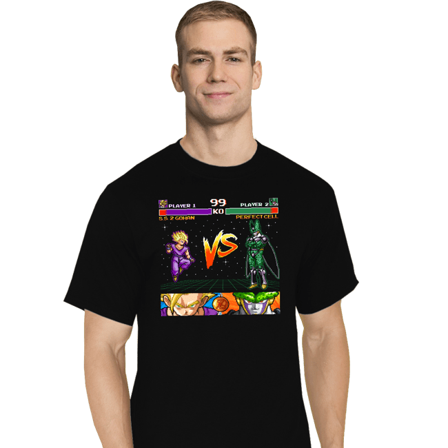 Shirts T-Shirts, Tall / Large / Black Gohan VS Cell