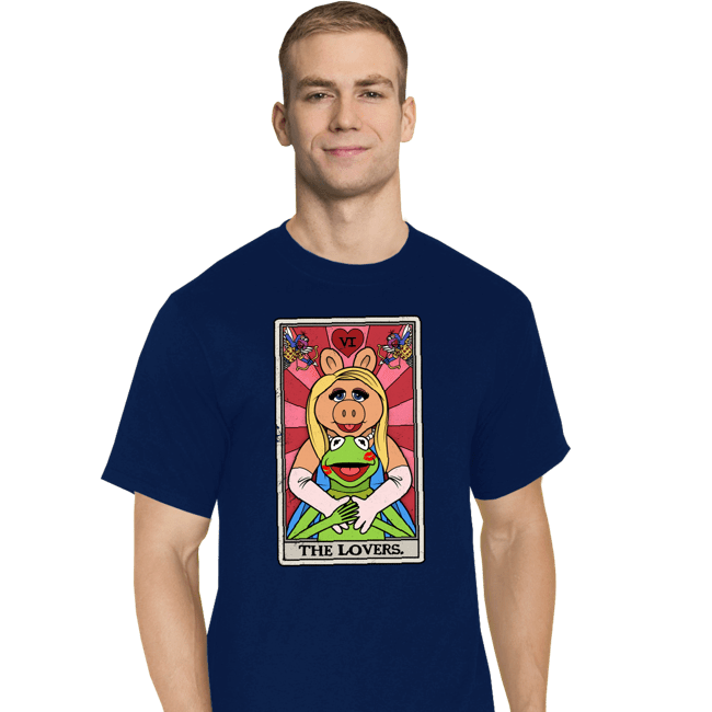 Daily_Deal_Shirts T-Shirts, Tall / Large / Navy The Lovers.