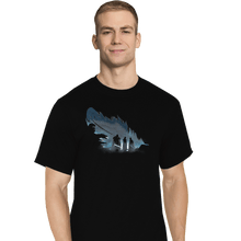 Load image into Gallery viewer, Shirts T-Shirts, Tall / Large / Black Lyanna&#39;s Feather
