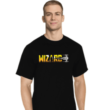Load image into Gallery viewer, Secret_Shirts T-Shirts, Tall / Large / Black Wizard.

