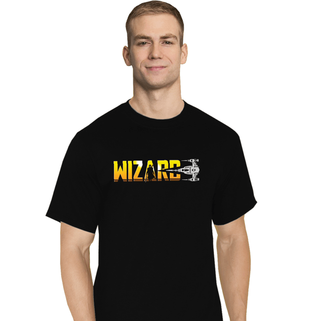 Secret_Shirts T-Shirts, Tall / Large / Black Wizard.