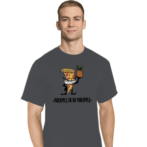 Secret_Shirts T-Shirts, Tall / Large / Charcoal Pineapple Or Noz